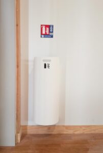 ASDF coffret extincteur blanc