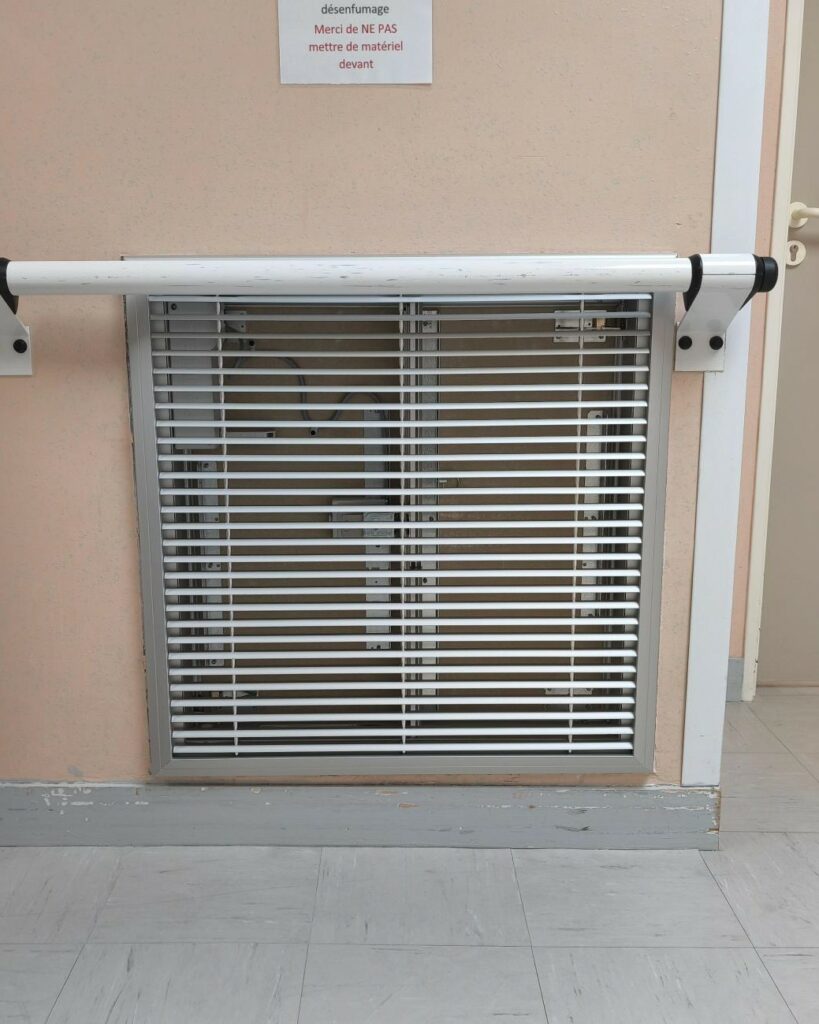 Remplacement volet désenfumage